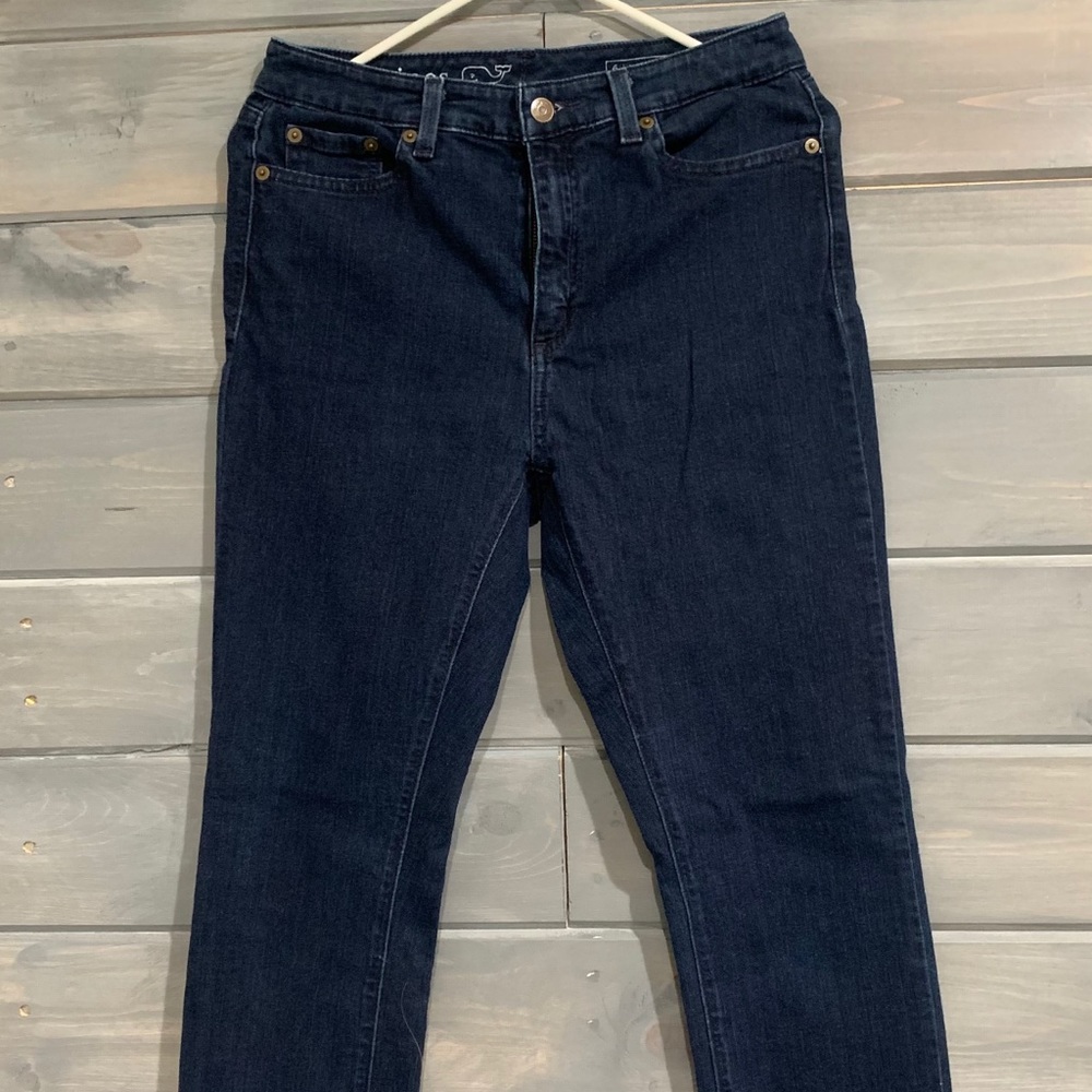 Free top- Vinyard Vines Skinny Jeans Dark Blue